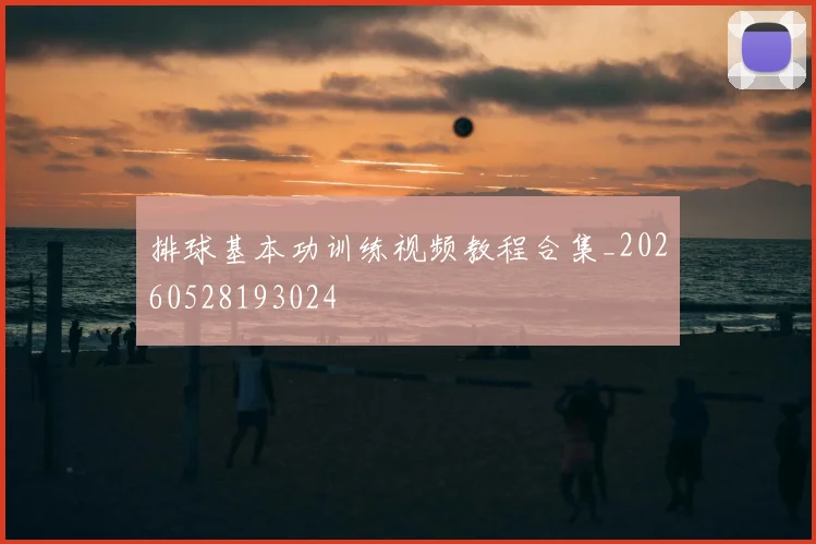 排球基本功训练视频教程合集_20260528193024